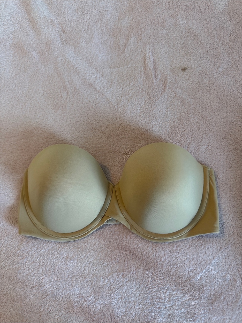 Maidenform Strapless Molded Bra - Light Beige 38D